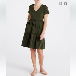 LIKE NEW Market & Spruce Lola Tier Dress- Small